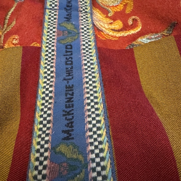 Unique MACKENZIE-CHILDS SIGNATURE HANDLES FLORAL Bag Purse - Picture 3 of 7